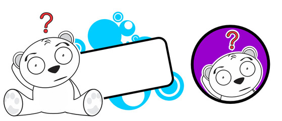 cute baby polar bear copyspace7