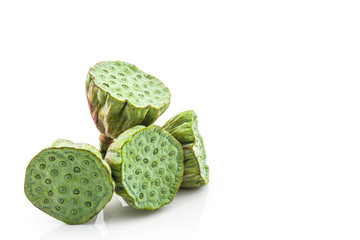 Calyx, Lotus seeds green.