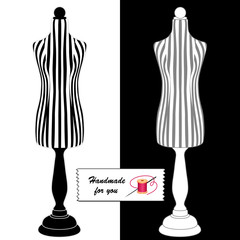 Fashion model mannequins, DIY, Handmade for You sewing label