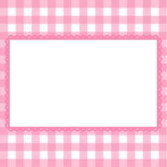 Template greeting cards in a cage. Vector.