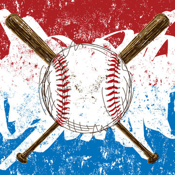 Baseball Flag background