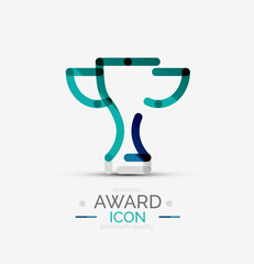 Award icon, logo.
