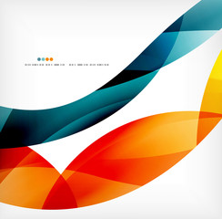 Business wave corporate background