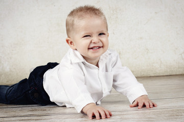 Cute little baby boy
