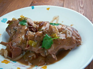 Hasenpfeffer stew rabbit