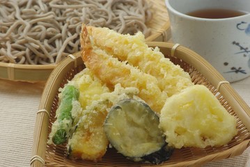 天ぷらそば