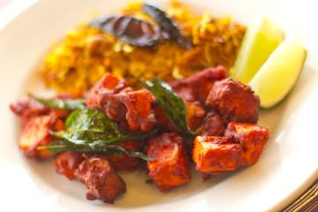 Kadai Paneer with Tamarind Rice