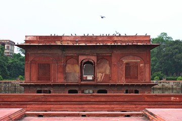 The Red Fort was the residence of the Mughal emperors of India