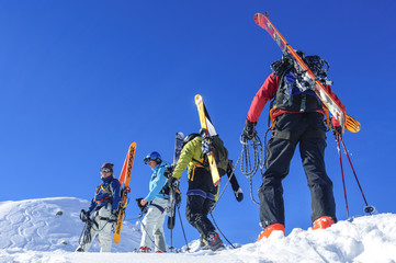 hochalpine Tour am Seil