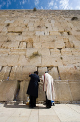 Wailing wall in Jerusalem