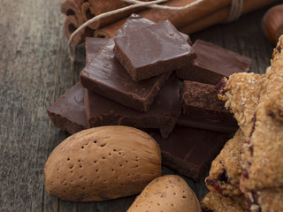 chocolate with nuts
