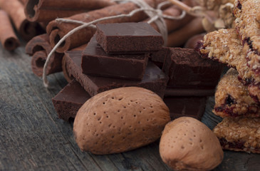 chocolate with nuts