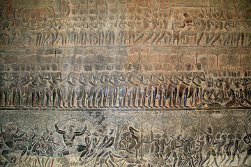 アンコール・ワットの壁画