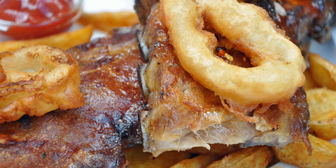 fettes essen, übergewicht, ernährung