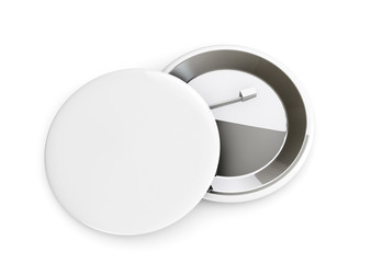 White Badges front and back view