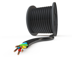 Electrical Cable with drum