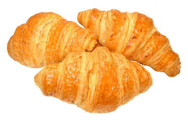 Croissants On White