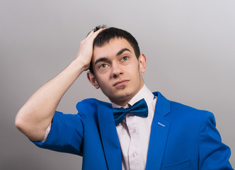 Stressed man