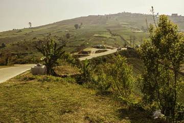 Mountain villages Of Phu Tabberk Phetchabun Thailand.