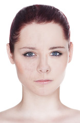Obraz premium Before and after