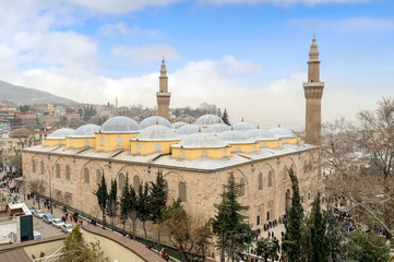 Bursa Grand Mosque Turkish Ulu Cami is a historical mosque