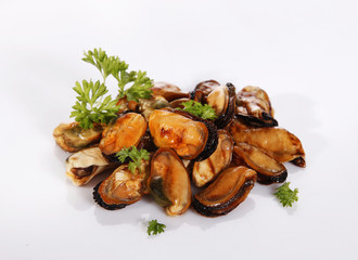 Grilled mussel