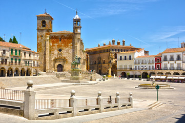 Plaza Mayor de Trujillo, Pizarro, iglesia de San Martín, Cáceres