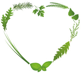 Culinary Herbs Heart