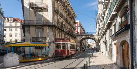 Strassenbahn in Lissabon