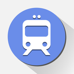 Train icon great for any use. Vector EPS10.