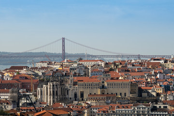 Fototapeta na wymiar Blick auf Lissabon
