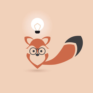 fuchs klug idee gl&uuml;hbirne wissen