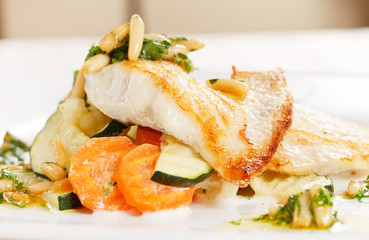 fish with vegetables