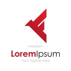 Finance banking strong F letter bussiness element icon logo