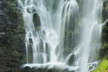 Naklejka na ściany i meble Waterfall, ABHAIN CLAIS AN EAS, Scotland