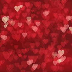 HEARTS Background (lights texture valentine&rsquo;s day)