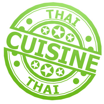 Thai cuisine stamp