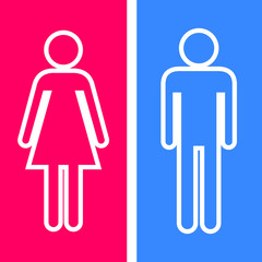 Toilet icon great for any use. Vector EPS10.