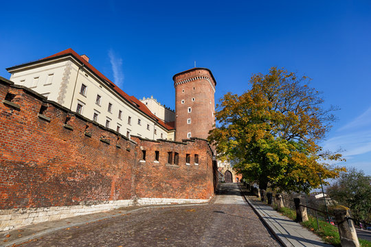 Royal palace in Wawel in Krakow