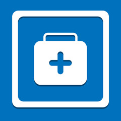 Obraz premium Medical bag icon great for any use. Vector EPS10.