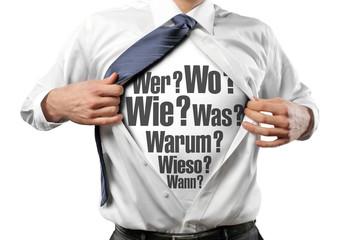 WER? WAS? WO? WARUM? WIE? Wann?