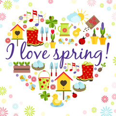 heart spring background