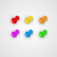 Pushpin all kinds of color