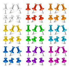 Pushpin all kinds of color