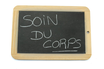 Obraz premium ardoise soin du corps