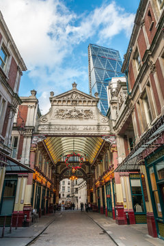 London - entrance to Leadenhall Market