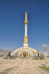 Monument of independence in Ashgabat