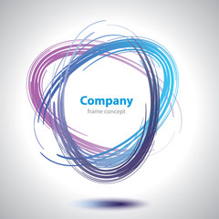 circle element - environment - abstract background