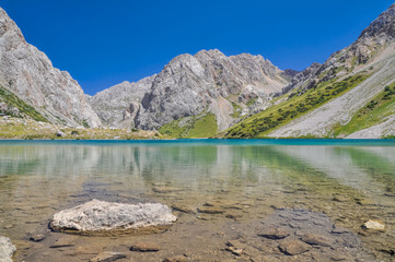 Tien-Shan lake