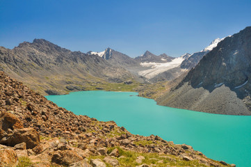 Lake in Kyrgyzstan